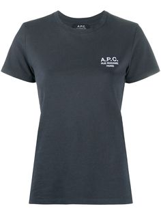 A.P.C. logo print T-shirt