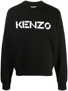 Kenzo logo print crew neck sweatshirt