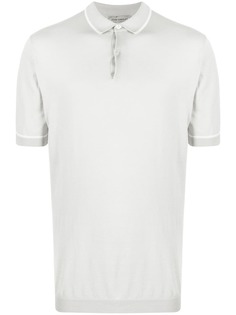 John Smedley SMED KNIT POLO SS TIPPING