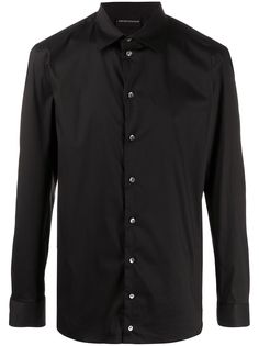 Emporio Armani рубашка прямого кроя