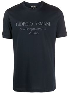Giorgio Armani футболка с логотипом