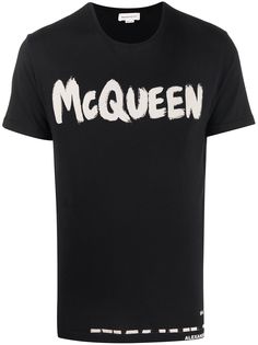 Alexander McQueen футболка с логотипом