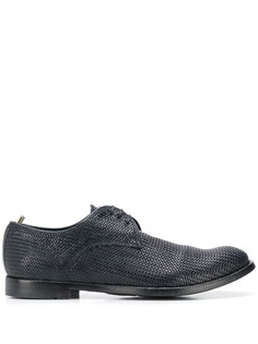 Officine Creative плетеные оксфорды