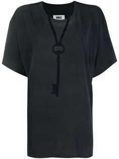 MM6 Maison Margiela футболка с принтом