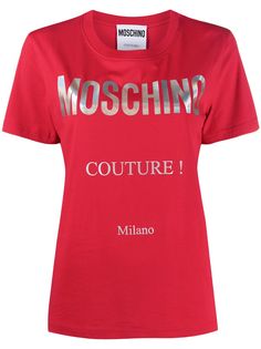 Moschino футболка с логотипом