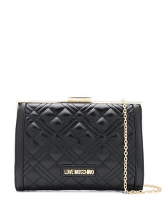 Love Moschino стеганая сумка на плечо с логотипом