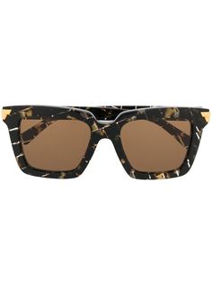 Bottega Veneta Eyewear oversized square-frame sunglasses