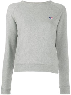 Maison Kitsuné футболка с нашивкой