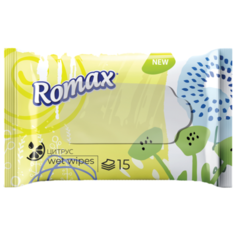 Влажные салфетки Romax