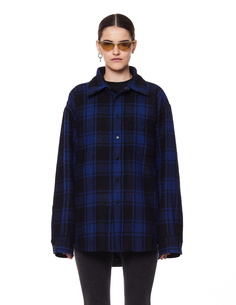 Шерстяная рубашка с логотипом Vetements