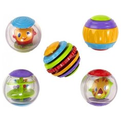 Развивающая игрушка Bright Starts Забавные шарики фиолетовый/оранжевый/зеленый