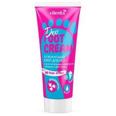 Vilenta Foot Cream Deo Крем для ног Освежающий с растительным комплексом, тальком и ментолом 75 мл туба