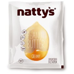 Nattys Паста-крем арахисовая Creamy с медом 35 г