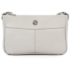 Сумка кросс-боди Afina 240, натуральная кожа, серый