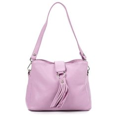 Сумка кросс-боди Afina 401, натуральная кожа, сирень