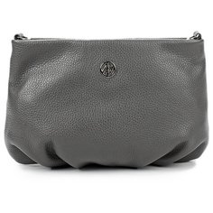 Сумка кросс-боди Afina 163, натуральная кожа, графит