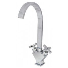 Смеситель для кухни (мойки) KAISER Crystal 28033 двухрычажный