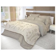Постельное белье 2-спальное Волшебная ночь Фиалка Монмартра 711152 ранфорс бежевый