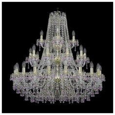Люстра Bohemia Ivele Crystal 1410 1410/20+10+5/360/3d/G/V7010, E14, 1400 Вт