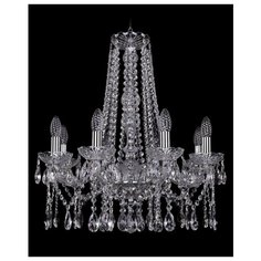Люстра Bohemia Ivele Crystal 1413 1413/8/200/h-61/Ni, E14, 320 Вт