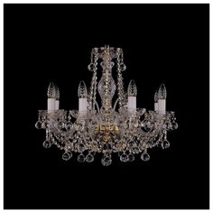 Люстра Bohemia Ivele Crystal 1411 1411/8/195/G/Balls, E14, 320 Вт