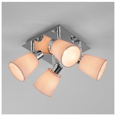 Светильник Eurosvet Culver 20080/4 хром/бежевый, E14, 160 Вт
