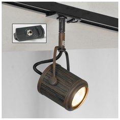 Трековый светильник-спот Lussole Clifton LSP-9131-TAB