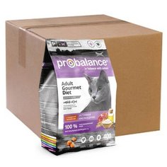 Корм для кошек ProBalance с говядиной, с ягненком 16шт. х 400 г
