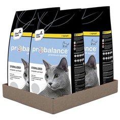 Корм для кошек ProBalance с курицей 3шт. х 1.8 кг