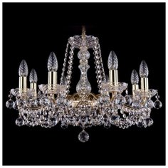 Люстра Bohemia Ivele Crystal 1214/8/200/G/Balls, E14, 320 Вт