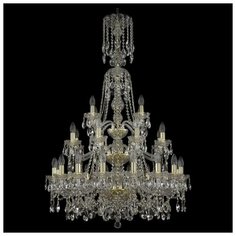 Люстра Bohemia Art Classic 11.25.16+8+4.300.3d.XL-130.Gd.Sp, E14, 1120 Вт
