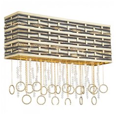 Настенный светильник Lucia Tucci Perso W4930.3 Gold&Black, 120 Вт