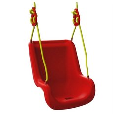 Леко Качели детские со спинкой красный