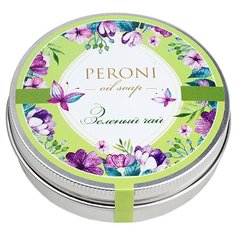 Мыло кусковое Peroni Oil Soap Медовое "Мятное утро", 100 г