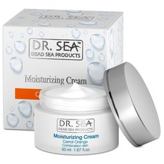 Dr. Sea Moisturizing Cream Carrot & Orange Увлажняющий крем для комбинированной кожи лица с маслами семян моркови и экстрактом апельсина, 50 мл