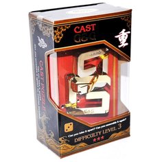 Головоломка Cast Puzzle G&G, уровень сложности 3 (HZ 3-08) серый/желтый
