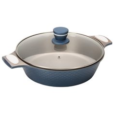 Сотейник Regent Riviera 93-AL-RI-2-28.2 28 см с крышкой, голубой