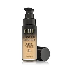 Milani Тональное средство Conceal + Perfect 2-in-1 Foundation + Concealer, 30 мл, оттенок: 02 natural