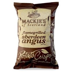 Чипсы Mackies картофельные с говядиной Абердин-ангус на гриле, 150 г