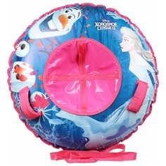 Тюбинг 1 TOY Холодное сердце Т13936 голубой, розовый