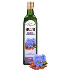 Здоровье со вкусом Масло льняное 0.5 л