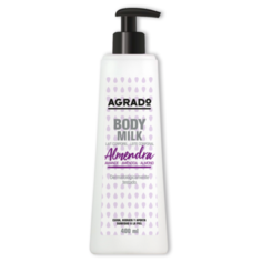 Молочко для тела Agrado Body Milk Almond увлажняющее с миндальным маслом для всех типов кожи, 400 мл
