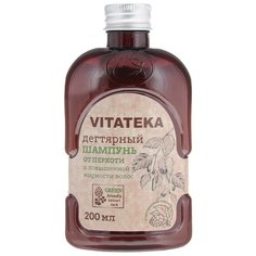 Vitateka шампунь Дегтярный от перхоти и повышенной жирности волос 200 мл Витатека