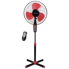 Напольный вентилятор Polaris PSF 0140RC черный/красный