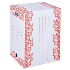 Attache Архивный короб, гофрокартон, 251х200х355 мм белый