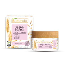 Bielenda Vegan Muesli Матирующий крем для лица пшеница + овёс+рисовое молоко, 50 мл