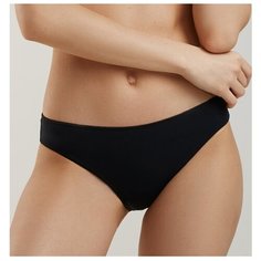 Дефиле Трусы слипы средней посадки, размер 0, черный