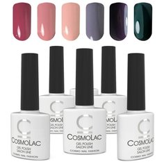 Набор для маникюра CosmoLac Set 6, оттенок 9, 10, 11, 57, 173, 174
