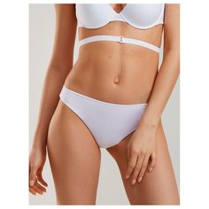 Дефиле Трусы слипы средней посадки, размер 3, белый