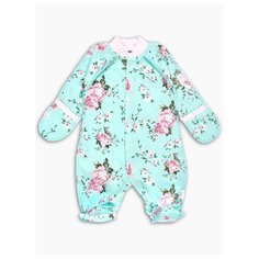 Комбинезон Веселый Малыш размер 62, мятная нежность